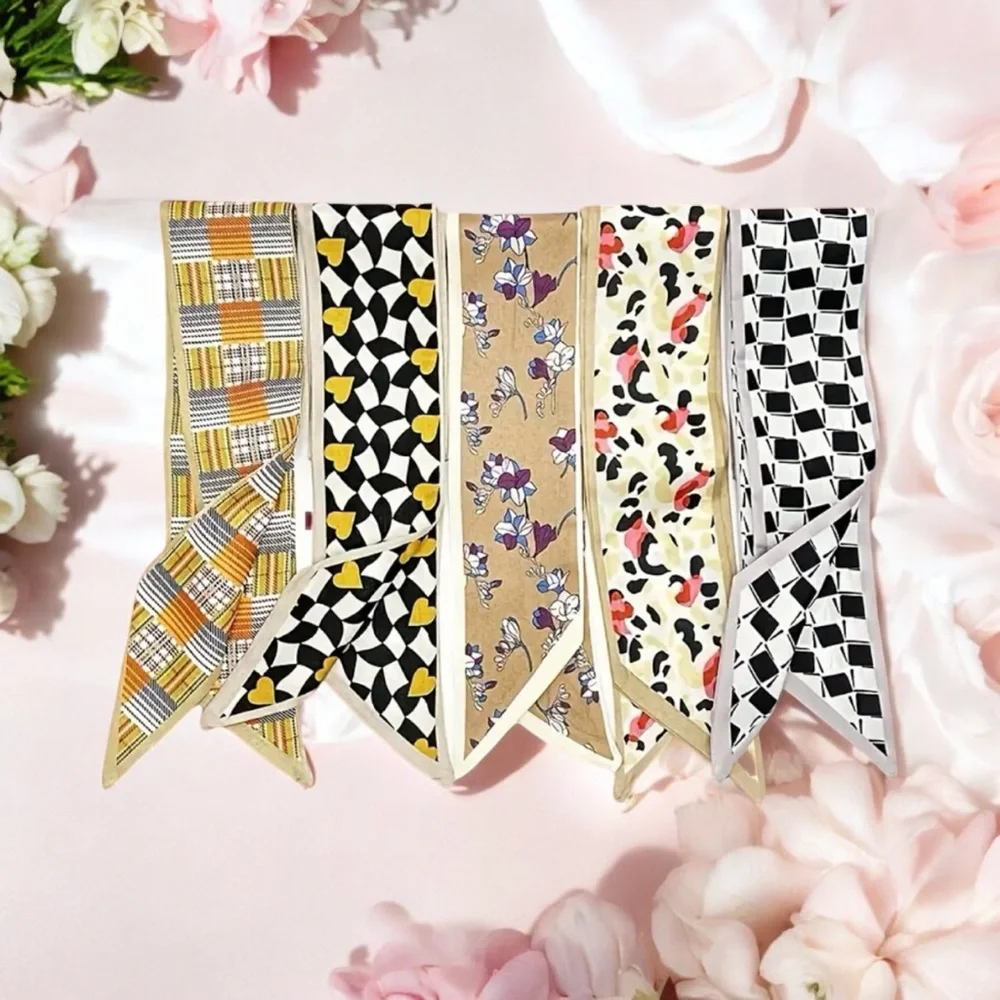 5 Piece Set Satin Vibrant‎ Style Twillies